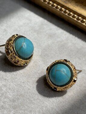 Turquoise Stud Earrings